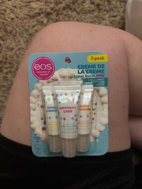 eos Creme De La Creme Super Balm Minis - Blue & White Packaging (3-Pack)